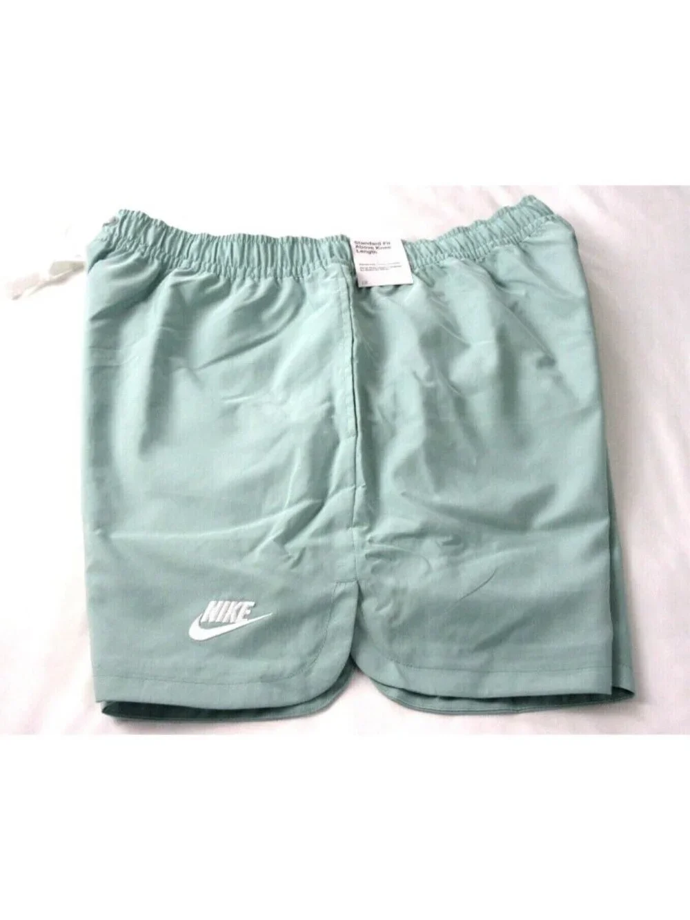 Nike Sportswear Men's Woven Flow Mesh Lined Shorts Mineral Green White NWT 2XL